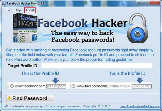 facebook hacker free password
